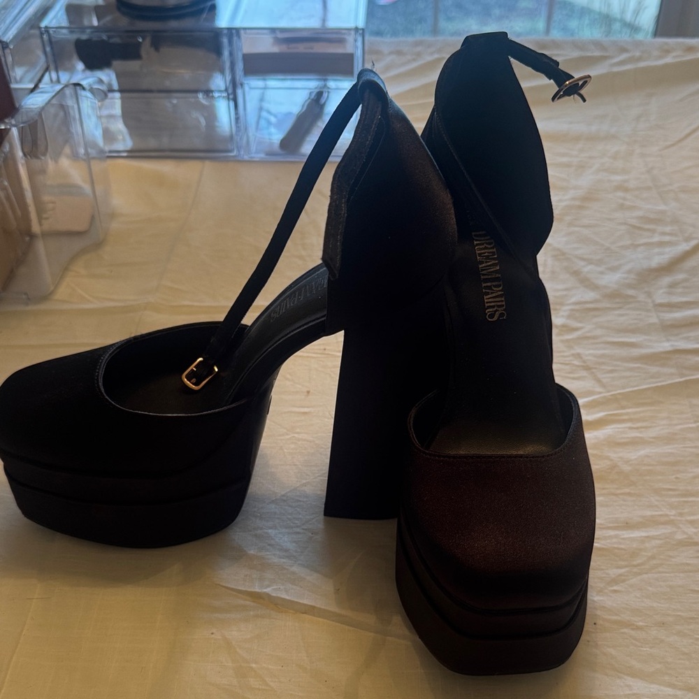 Black Platform Heels - image 2